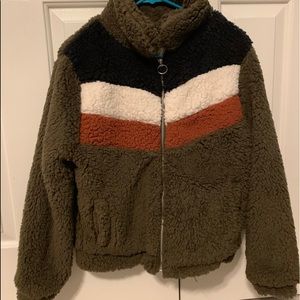 Zip Up Sherpa Jacket